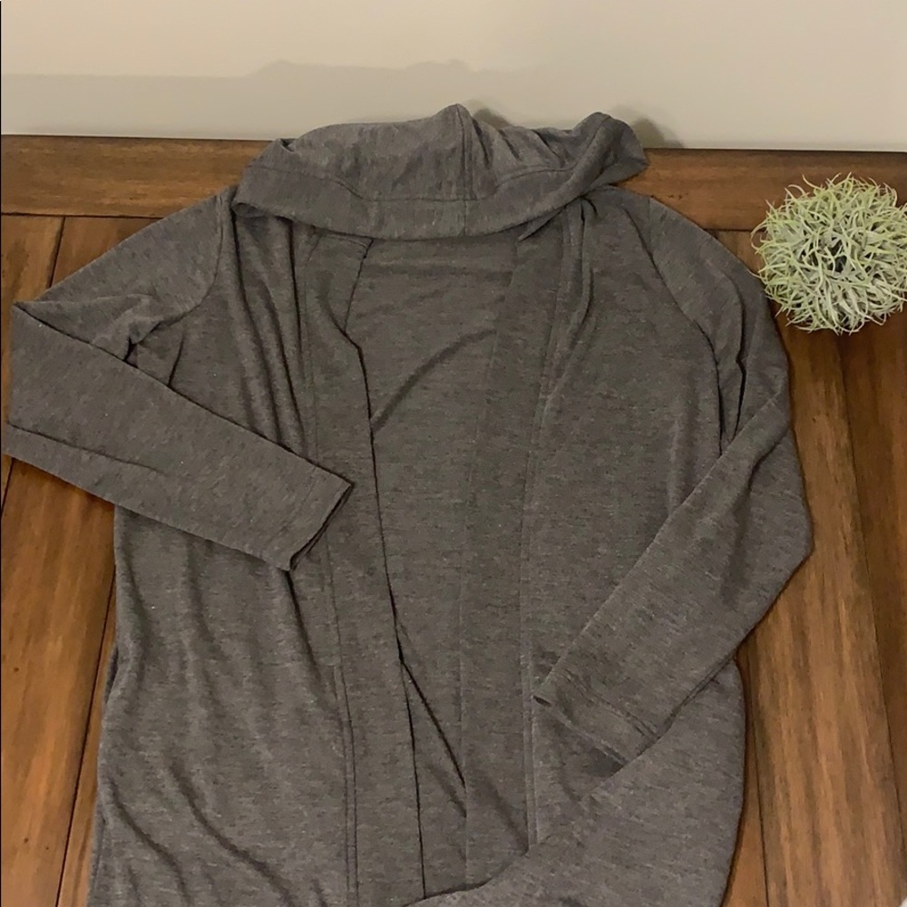 Old navy Grey long activewear cardigan